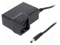 Power supply: switched-mode; 9VDC; 5.5A; Out: 5,5/2,1; 49.5W; 87%