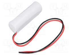 Battery: lithium; 3.6V; AA; cables; Body dim: Ø14.5x50.5mm; 2100mAh