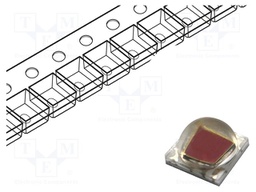 Power LED; 3535; crimson; 120°; convex; lambertian; 1.9÷2.3VDC