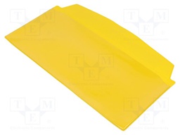 Document pocket; W: 230mm; H: 100mm; yellow; self-adhesive