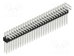 Connector: pin strips; pin header; male; PIN: 54; 1.27mm; THT; 2x27