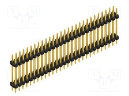 Connector: pin strips; pin header; male; PIN: 56; 2mm; THT; 2x28