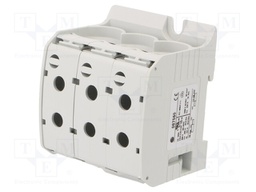 Splice terminal: rail; STB; 95mm2; ways: 1; terminals: 6; grey; TS35