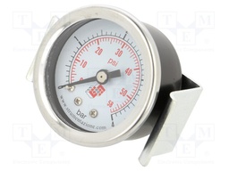 Manometer; Working pressure: 0÷4bar; 40mm; Enclos.mat: steel