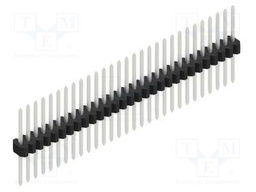 Connector: pin strips; pin header; male; PIN: 29; 1.27mm; THT; 1x29