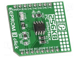 Click board; EEPROM memory; I2C; AT24CM02; mikroBUS connector