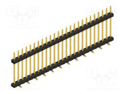 Connector: pin strips; pin header; male; PIN: 25; 2mm; SMT; 1x25