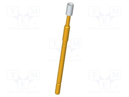 Test needle; Operational spring compression: 4mm; 5A; Ø: 2.3mm