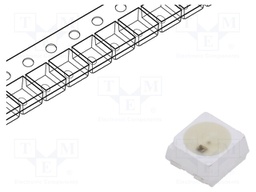 Programmable LED; SMD; 3535,PLCC4; RGB; 3.5x3.5x1.95mm; 4.5÷5.5V