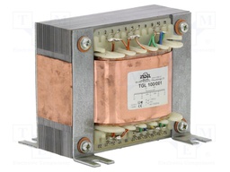 Transformer: speaker; 100VA; Sec.winding imped: 8Ω; 0.04÷15kHz