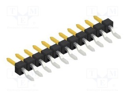 Connector: pin strips; pin header; male; PIN: 11; 2.54mm; SMT; 1x11