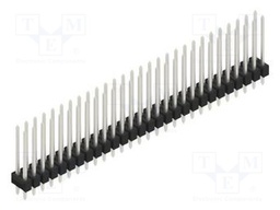 Connector: pin strips; pin header; male; PIN: 56; 2.54mm; THT; 2x28