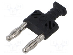 Adapter; banana 4mm socket,banana 4mm plug x2; 32A; 30VAC; 60VDC