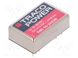 Converter: DC/DC; 10W; Uin: 18÷36V; Uout: 12VDC; Uout2: -12VDC; DIP24