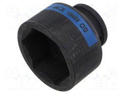 Wrench; 6-angles,hex socket,socket spanner,impact; 3/4"; short