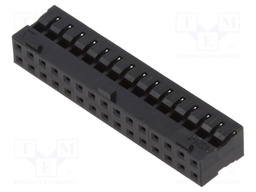 2mm MGrid WtB Rec Crp Hsg PBT Blk 30Ckt