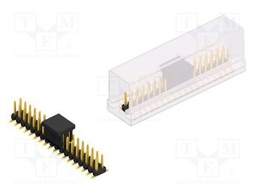 Connector: pin strips; pin header; male; PIN: 36; 2mm; SMT; 2x18