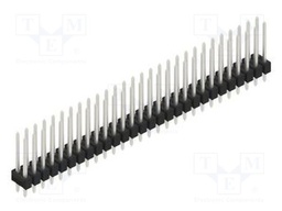 Connector: pin strips; pin header; male; PIN: 56; 2.54mm; THT; 2x28