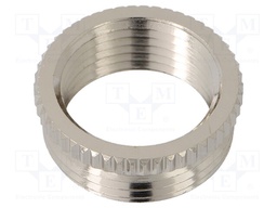 Reduction of threads for glands; Int.thread: PG29; brass; nickel