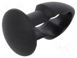 Rivet; polyamide; Rivet diam: 4.8mm; L.rivet: 4.8mm; Colour: black