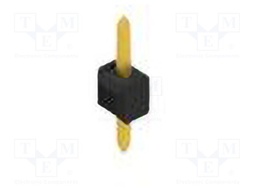 Connector: pin strips; pin header; male; PIN: 1; 2.54mm; THT; 1x1
