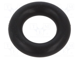 O-ring gasket; FPM; D: 3mm; Øint: 7mm; black; -20÷200°C