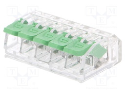 Installation quick splice; spring clamp; 0.2÷4mm2; 24AWG÷12AWG