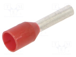 Tip: bootlace ferrule; 1.5mm2; crimped; for cable; insulated; red