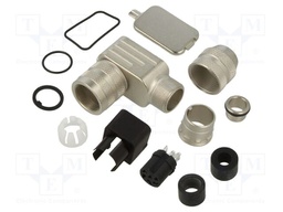 Connector: M16; plug; female; PIN: 6; 5A; 250V; 423; soldering; IP67