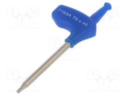 Wrench; Torx®; TX09; Overall len: 84mm; Working part len: 45mm