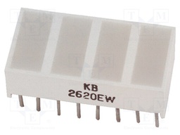 LED backlight; green; Lens: diffused,green; λd: 568nm; 10÷25mcd