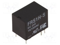 Relay: electromagnetic; SPDT; Ucoil: 24VDC; 1A/125VAC; 1A/30VDC