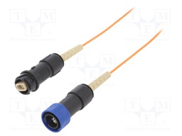Connector: fiber optic; patchcord; PIN: 1; bayonet; Buccaneer 4000