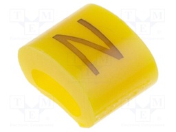 Markers for cables and wires; Label symbol: N; 1.1÷2.5mm; H: 3mm