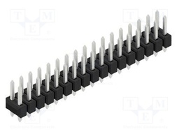 Connector: pin strips; pin header; male; PIN: 34; 2.54mm; THT; 2x17