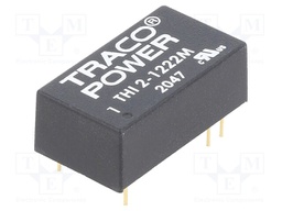 Converter: DC/DC; 2W; Uin: 10.8÷13.2V; Uout: 12VDC; Uout2: -12VDC