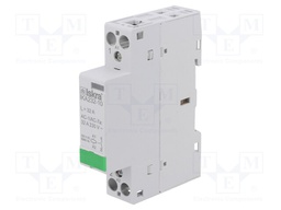 Contactor: 1-pole installation; NO; 230VAC; 32A; DIN; IKA