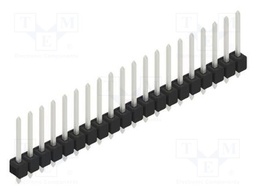 Connector: pin strips; pin header; male; PIN: 20; 2.54mm; THT; 1x20