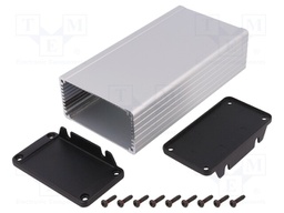 Enclosure: with panel; with fixing lugs; 1457; X: 84mm; Y: 160mm