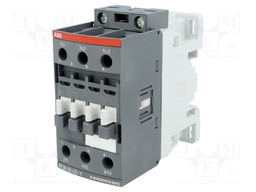 Contactor: 3-pole; NO x3; Auxiliary contacts: NC; 250÷500VAC; 38A