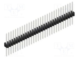 Connector: pin strips; pin header; male; PIN: 30; 1.27mm; THT; 1x30