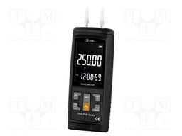 Manometer; -250÷250Pa; LCD; ±1%; Interface: USB C; Ø162x63mm; IP20
