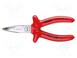 Pliers; insulated,telephone; 160mm; steel; Plating: chromium