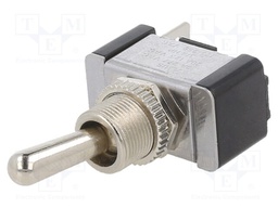 Switch: toggle; Pos: 2; SPST; OFF-ON; 20A/125VAC; 0÷65°C; 50mΩ