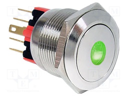 Switch: vandal resistant; SPST-NO + SPST-NC; 2A/48VDC; IP65; PV7