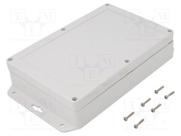 Enclosure: multipurpose; X: 140mm; Y: 210mm; Z: 45mm; ZP; ABS; IK07