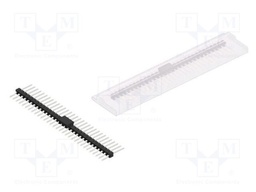 Connector: pin strips; pin header; male; PIN: 31; 2.54mm; SMT; 1x31