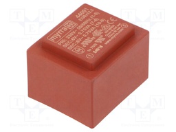 Transformer: encapsulated; 1VA; 230VAC; 24V; 42mA; Mounting: PCB