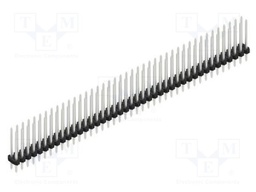 Connector: pin strips; pin header; male; PIN: 82; 2mm; THT; 2x41