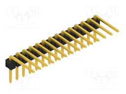 Connector: pin strips; pin header; male; PIN: 14; 2.54mm; THT; 1x14
